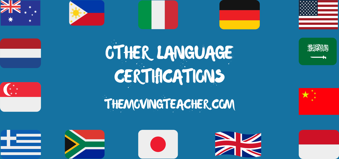 Other Language Certifications